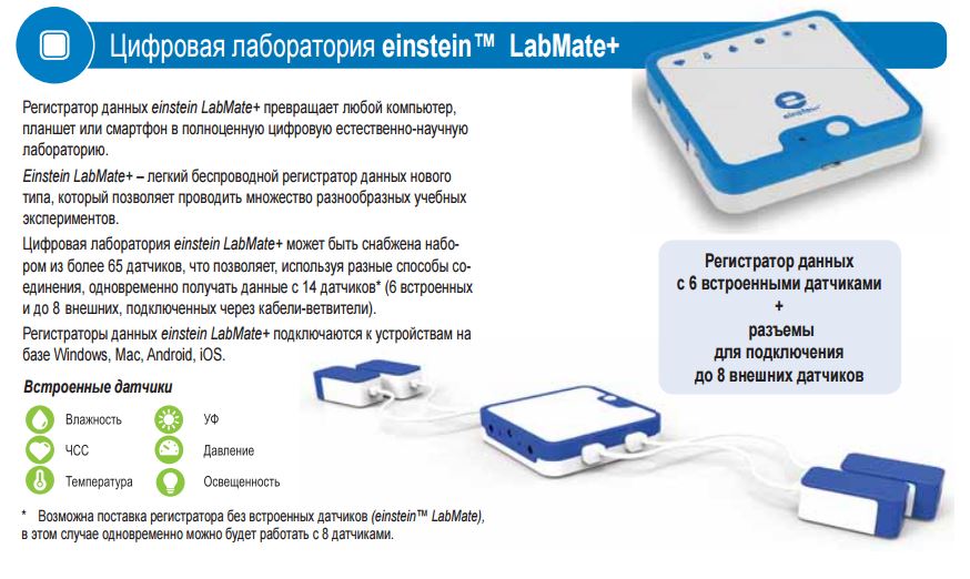 Цифровая лаборатория "EINSTEIN" LabMate