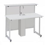 стол ученический с надстройкой и сантехникой